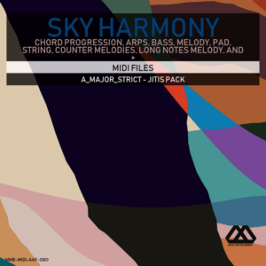 Sky Harmony - 4 Chords - 5 Notes-Chords - 16 Bars - Strict - A_Major_Strict - Jitis Pack