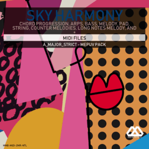 Sky Harmony - 4 Chords - 5 Notes-Chords - 16 Bars - Strict - A_Major_Strict - Mepuv Pack