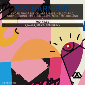 Sky Harmony - 4 Chords - 5 Notes-Chords - 16 Bars - Strict - A_Major_Strict - Serun Pack