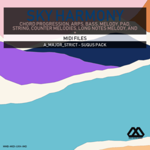 Sky Harmony - 4 Chords - 5 Notes-Chords - 16 Bars - Strict - A_Major_Strict - Suqus Pack