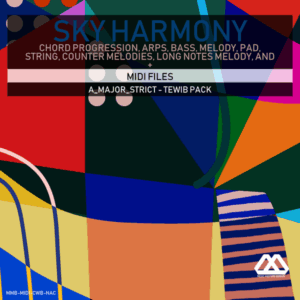 Sky Harmony - 4 Chords - 5 Notes-Chords - 16 Bars - Strict - A_Major_Strict - Tewib Pack