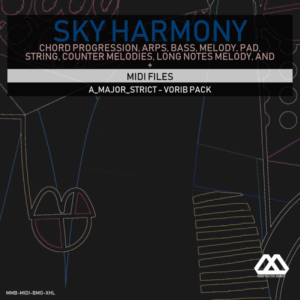 Sky Harmony - 4 Chords - 5 Notes-Chords - 16 Bars - Strict - A_Major_Strict - Vorib Pack