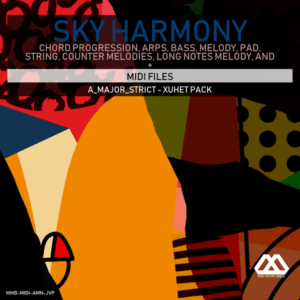 Sky Harmony - 4 Chords - 5 Notes-Chords - 16 Bars - Strict - A_Major_Strict - Xuhet Pack