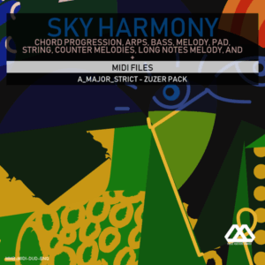 Sky Harmony - 4 Chords - 5 Notes-Chords - 16 Bars - Strict - A_Major_Strict - Zuzer Pack