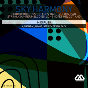 Sky Harmony - 4 Chords - 5 Notes-Chords - 16 Bars - Strict - A_Natural_Minor_Strict - Bexem Pack