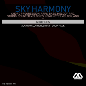 Sky Harmony - 4 Chords - 5 Notes-Chords - 16 Bars - Strict - A_Natural_Minor_Strict - Dolin Pack