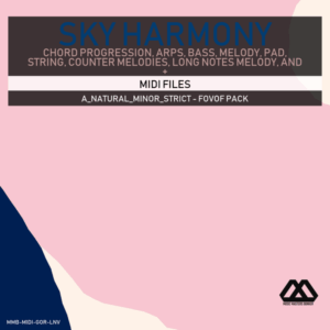 Sky Harmony - 4 Chords - 5 Notes-Chords - 16 Bars - Strict - A_Natural_Minor_Strict - Fovof Pack