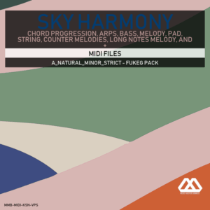 Sky Harmony - 4 Chords - 5 Notes-Chords - 16 Bars - Strict - A_Natural_Minor_Strict - Fukeg Pack