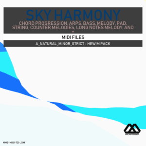 Sky Harmony - 4 Chords - 5 Notes-Chords - 16 Bars - Strict - A_Natural_Minor_Strict - Hewim Pack