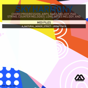 Sky Harmony - 4 Chords - 5 Notes-Chords - 16 Bars - Strict - A_Natural_Minor_Strict - Jozap Pack