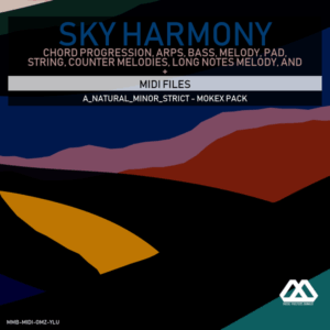 Sky Harmony - 4 Chords - 5 Notes-Chords - 16 Bars - Strict - A_Natural_Minor_Strict - Mokex Pack