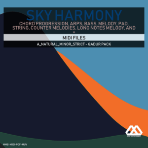 Sky Harmony - 4 Chords - 5 Notes-Chords - 16 Bars - Strict - A_Natural_Minor_Strict - Qadur Pack