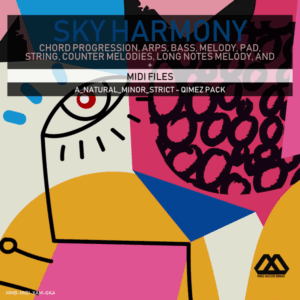 Sky Harmony - 4 Chords - 5 Notes-Chords - 16 Bars - Strict - A_Natural_Minor_Strict - Qimez Pack