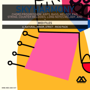 Sky Harmony - 4 Chords - 5 Notes-Chords - 16 Bars - Strict - A_Natural_Minor_Strict - Ricig Pack