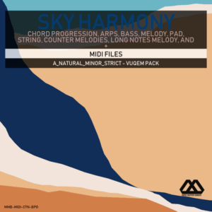 Sky Harmony - 4 Chords - 5 Notes-Chords - 16 Bars - Strict - A_Natural_Minor_Strict - Vuqem Pack