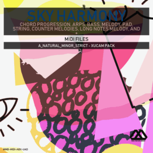 Sky Harmony - 4 Chords - 5 Notes-Chords - 16 Bars - Strict - A_Natural_Minor_Strict - Xucam Pack