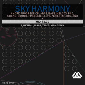 Sky Harmony - 4 Chords - 5 Notes-Chords - 16 Bars - Strict - A_Natural_Minor_Strict - Xuhap Pack