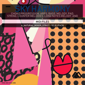 Sky Harmony - 4 Chords - 5 Notes-Chords - 16 Bars - Strict - A_Natural_Minor_Strict - Yelej Pack