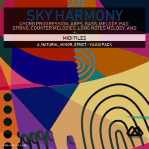 Sky Harmony - 4 Chords - 5 Notes-Chords - 16 Bars - Strict - A_Natural_Minor_Strict - Yujux Pack