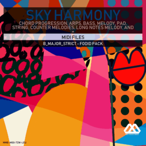 Sky Harmony - 4 Chords - 5 Notes-Chords - 16 Bars - Strict - B_Major_Strict - Fodid Pack