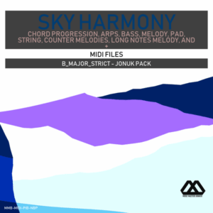 Sky Harmony - 4 Chords - 5 Notes-Chords - 16 Bars - Strict - B_Major_Strict - Jonuk Pack