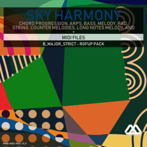 Sky Harmony - 4 Chords - 5 Notes-Chords - 16 Bars - Strict - B_Major_Strict - Rofup Pack