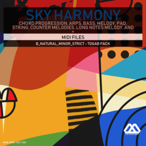 Sky Harmony - 4 Chords - 5 Notes-Chords - 16 Bars - Strict - B_Natural_Minor_Strict - Togab Pack