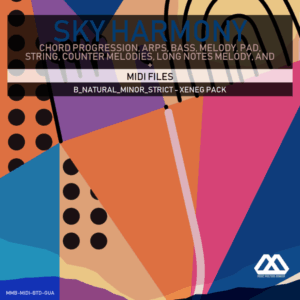 Sky Harmony - 4 Chords - 5 Notes-Chords - 16 Bars - Strict - B_Natural_Minor_Strict - Xeneg Pack