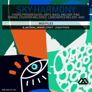 Sky Harmony - 4 Chords - 5 Notes-Chords - 16 Bars - Strict - B_Natural_Minor_Strict - Zuguy Pack