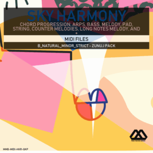 Sky Harmony - 4 Chords - 5 Notes-Chords - 16 Bars - Strict - B_Natural_Minor_Strict - Zunuj Pack