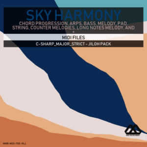 Sky Harmony - 4 Chords - 5 Notes-Chords - 16 Bars - Strict - C-sharp_Major_Strict - Jiloh Pack