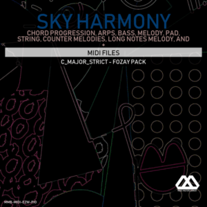 Sky Harmony - 4 Chords - 5 Notes-Chords - 16 Bars - Strict - C_Major_Strict - Fozay Pack