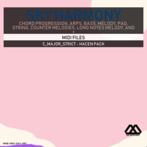 Sky Harmony - 4 Chords - 5 Notes-Chords - 16 Bars - Strict - C_Major_Strict - Hacen Pack