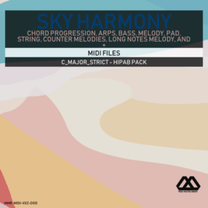 Sky Harmony - 4 Chords - 5 Notes-Chords - 16 Bars - Strict - C_Major_Strict - Hipab Pack