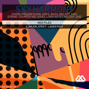 Sky Harmony - 4 Chords - 5 Notes-Chords - 16 Bars - Strict - C_Major_Strict - Laker Pack