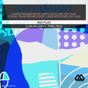Sky Harmony - 4 Chords - 5 Notes-Chords - 16 Bars - Strict - C_Major_Strict - Piwel Pack