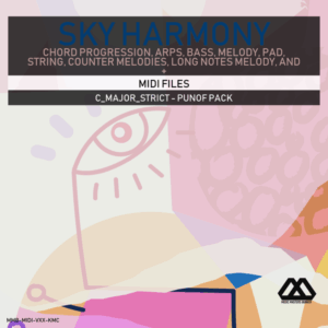 Sky Harmony - 4 Chords - 5 Notes-Chords - 16 Bars - Strict - C_Major_Strict - Punof Pack