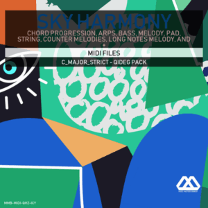Sky Harmony - 4 Chords - 5 Notes-Chords - 16 Bars - Strict - C_Major_Strict - Qideg Pack