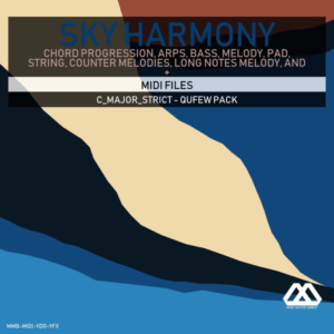 Sky Harmony - 4 Chords - 5 Notes-Chords - 16 Bars - Strict - C_Major_Strict - Qufew Pack