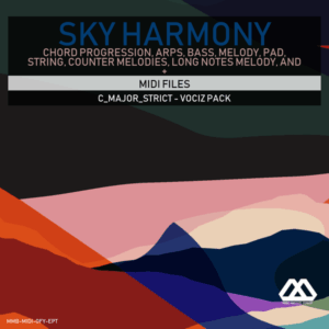 Sky Harmony - 4 Chords - 5 Notes-Chords - 16 Bars - Strict - C_Major_Strict - Vociz Pack