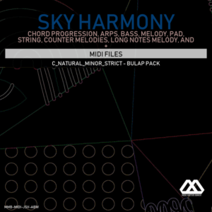 Sky Harmony - 4 Chords - 5 Notes-Chords - 16 Bars - Strict - C_Natural_Minor_Strict - Bulap Pack