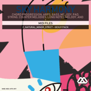 Sky Harmony - 4 Chords - 5 Notes-Chords - 16 Bars - Strict - C_Natural_Minor_Strict - Gexuy Pack