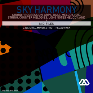 Sky Harmony - 4 Chords - 5 Notes-Chords - 16 Bars - Strict - C_Natural_Minor_Strict - Hedad Pack
