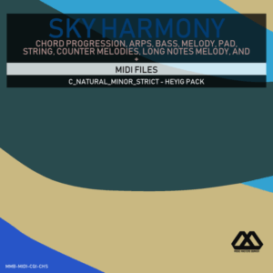 Sky Harmony - 4 Chords - 5 Notes-Chords - 16 Bars - Strict - C_Natural_Minor_Strict - Heyig Pack