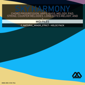 Sky Harmony - 4 Chords - 5 Notes-Chords - 16 Bars - Strict - C_Natural_Minor_Strict - Holoc Pack