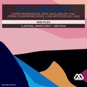 Sky Harmony - 4 Chords - 5 Notes-Chords - 16 Bars - Strict - C_Natural_Minor_Strict - Jibig Pack