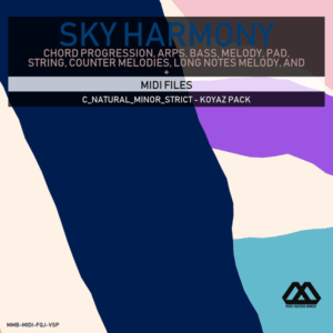 Sky Harmony - 4 Chords - 5 Notes-Chords - 16 Bars - Strict - C_Natural_Minor_Strict - Koyaz Pack
