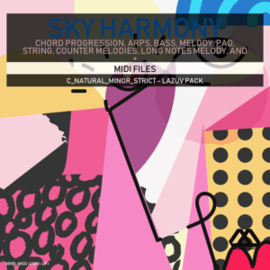 Sky Harmony - 4 Chords - 5 Notes-Chords - 16 Bars - Strict - C_Natural_Minor_Strict - Lazuv Pack