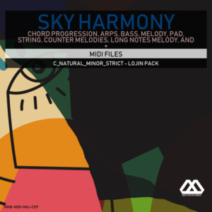 Sky Harmony - 4 Chords - 5 Notes-Chords - 16 Bars - Strict - C_Natural_Minor_Strict - Lojin Pack