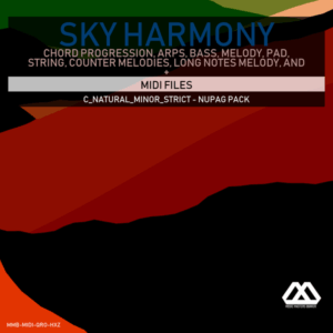 Sky Harmony - 4 Chords - 5 Notes-Chords - 16 Bars - Strict - C_Natural_Minor_Strict - Nupag Pack